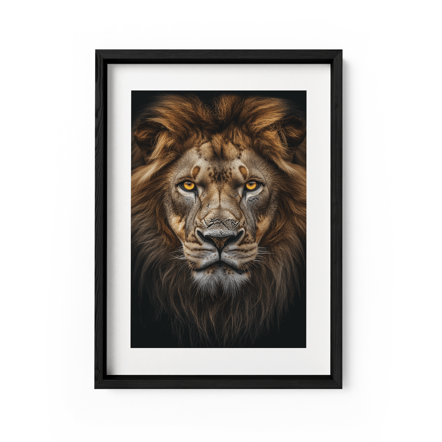 LION PORTRAIT*Papier*40x60*Papier*Kunstwerk*Masculina.nl
