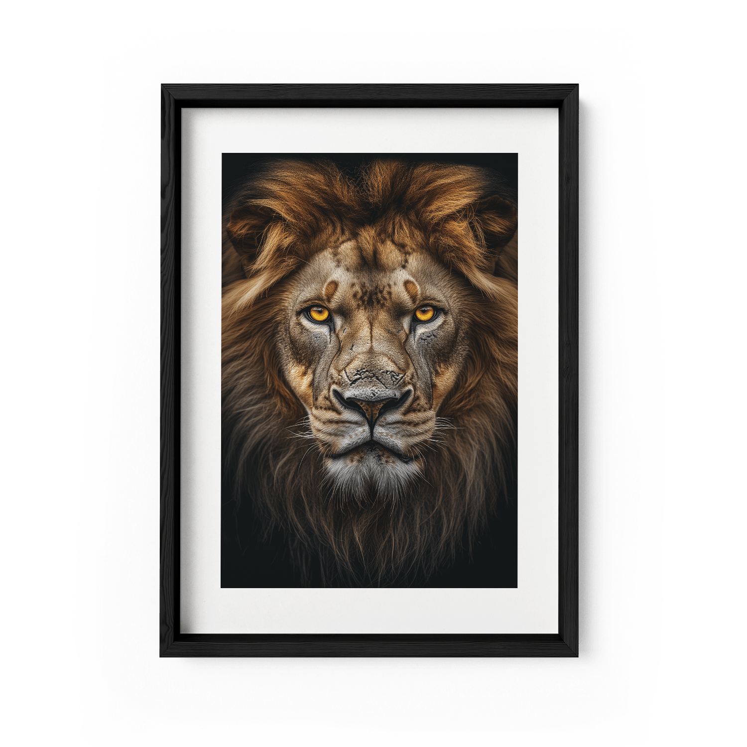 LION PORTRAIT*Papier*40x60*Papier*Kunstwerk*Masculina.nl