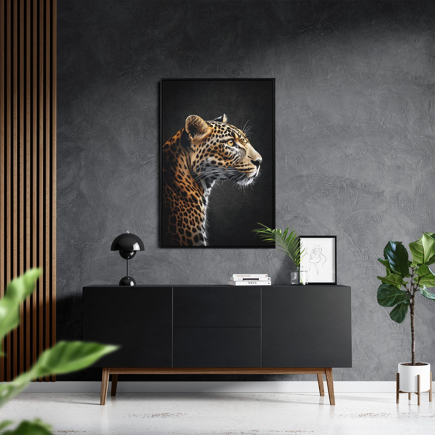 LOCKED IN SILENCE*Canvas*40x60*Baklijst*Kunstwerk*Masculina.nl