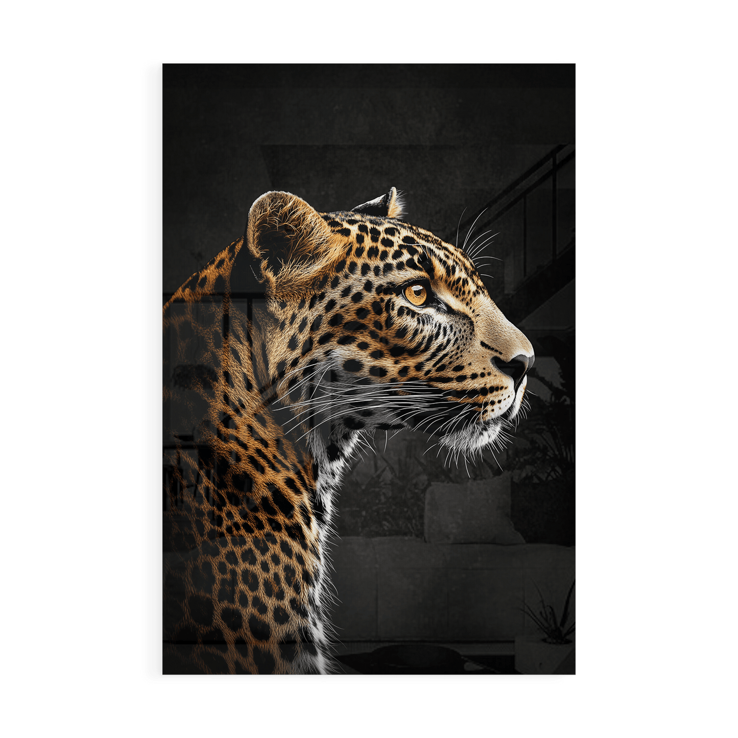 LOCKED IN SILENCE*Plexiglas*40x60*Plexiglas*Kunstwerk*Masculina.nl