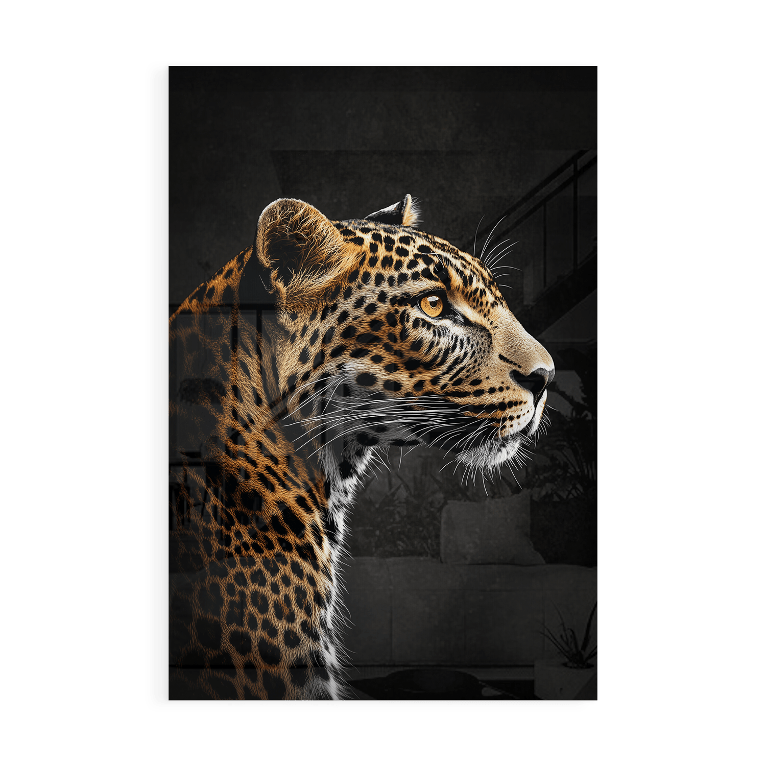 LOCKED IN SILENCE*Plexiglas*40x60*Plexiglas*Kunstwerk*Masculina.nl