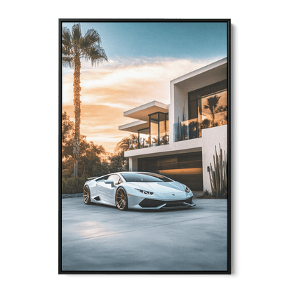 LUXURY IN WHITE*Canvas*40x60*Baklijst*Kunstwerk*Masculina.nl