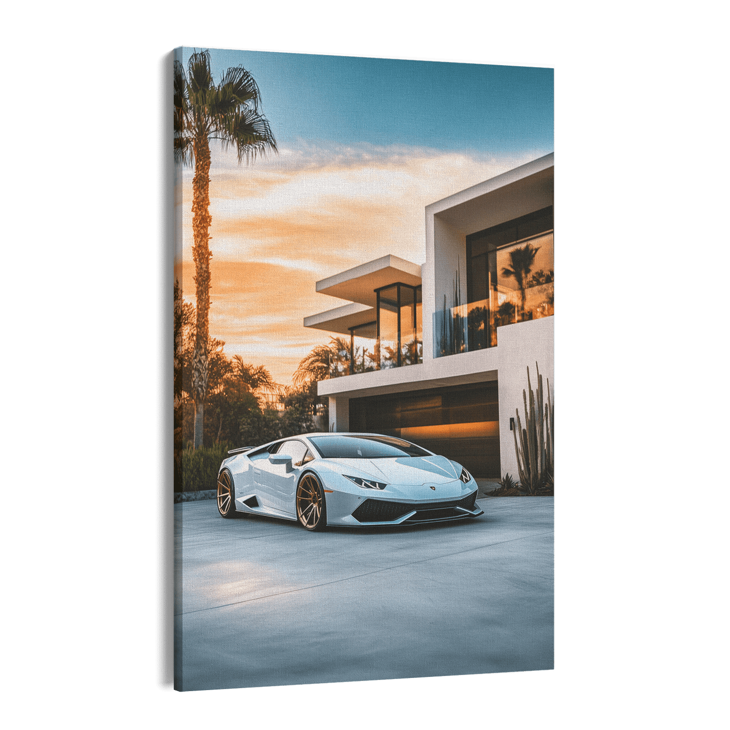 LUXURY IN WHITE*Canvas*40x60*Canvas*Kunstwerk*Masculina.nl