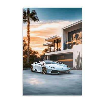 LUXURY IN WHITE*Dibond*40x60*Dibond*Kunstwerk*Masculina.nl