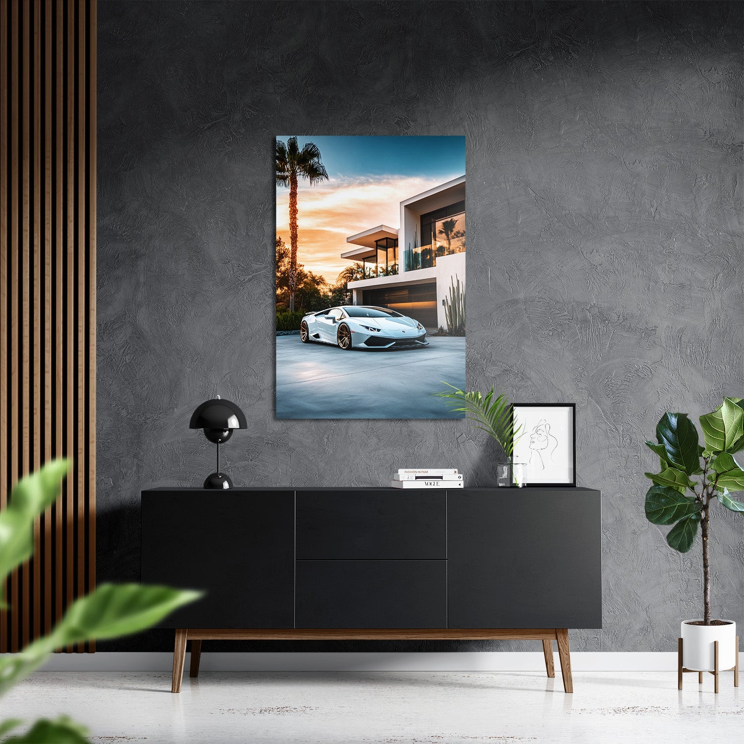 LUXURY IN WHITE*Dibond*40x60*Dibond*Kunstwerk*Masculina.nl
