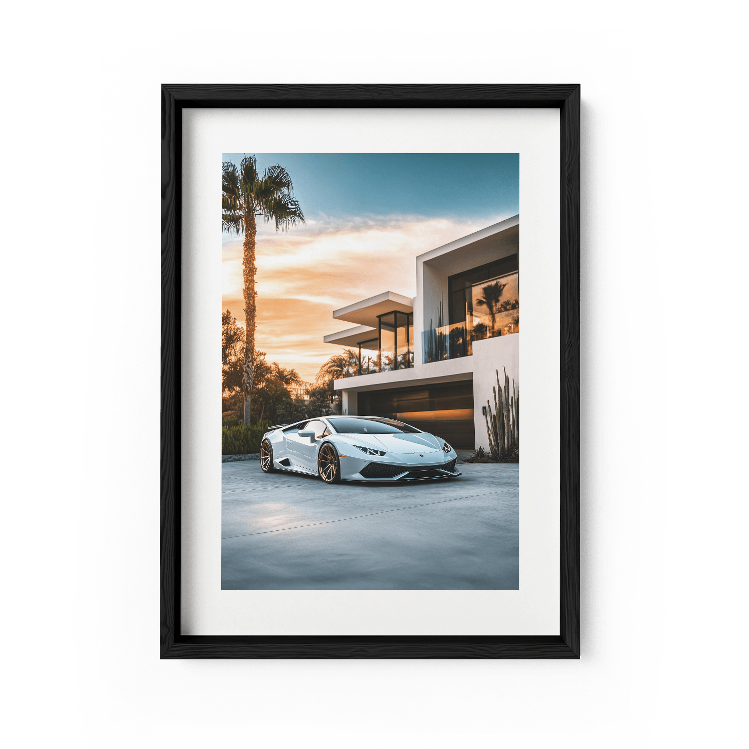 LUXURY IN WHITE*Papier*40x60*Papier*Kunstwerk*Masculina.nl