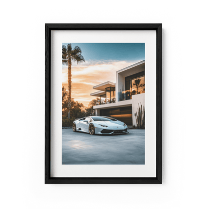 LUXURY IN WHITE*Papier*40x60*Papier*Kunstwerk*Masculina.nl