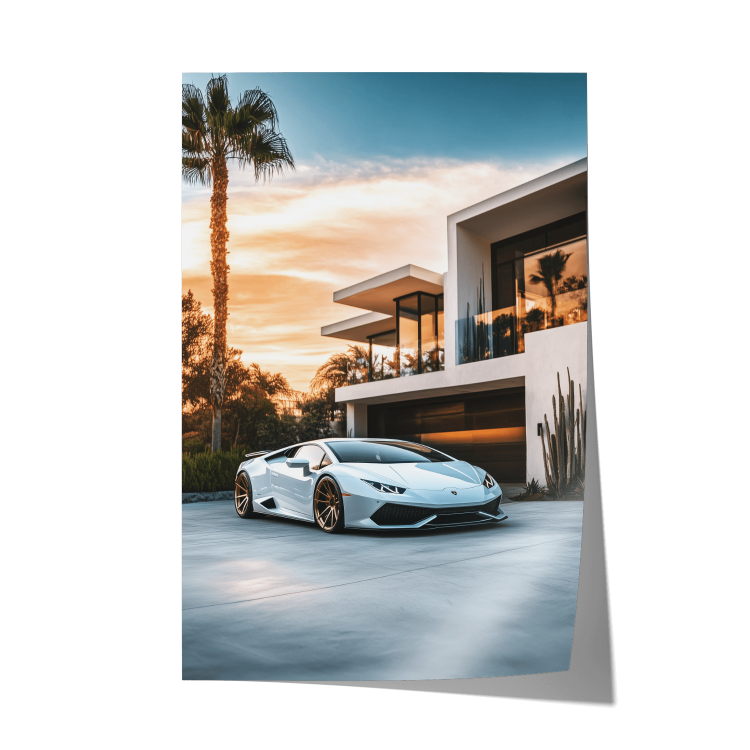 LUXURY IN WHITE*Papier*40x60*Papier*Kunstwerk*Masculina.nl