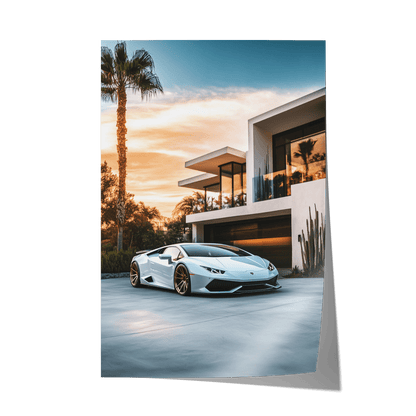 LUXURY IN WHITE*Papier*40x60*Papier*Kunstwerk*Masculina.nl