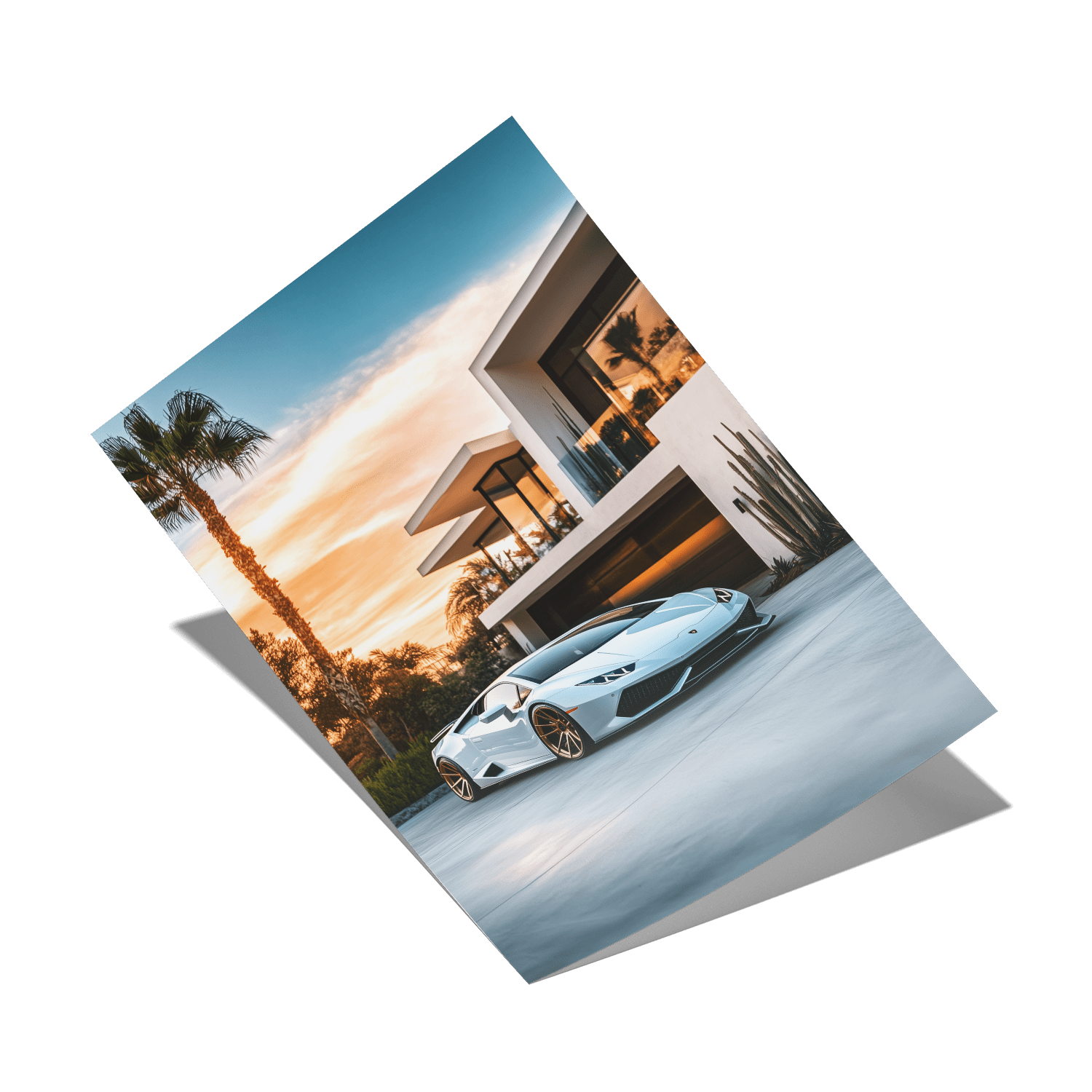 LUXURY IN WHITE*Papier*40x60*Papier*Kunstwerk*Masculina.nl