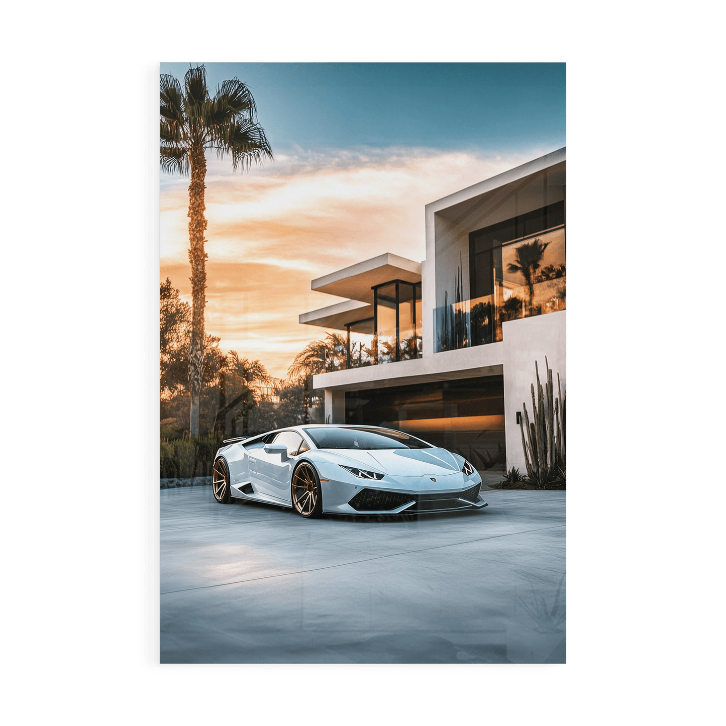 LUXURY IN WHITE*Plexiglas*40x60*Plexiglas*Kunstwerk*Masculina.nl