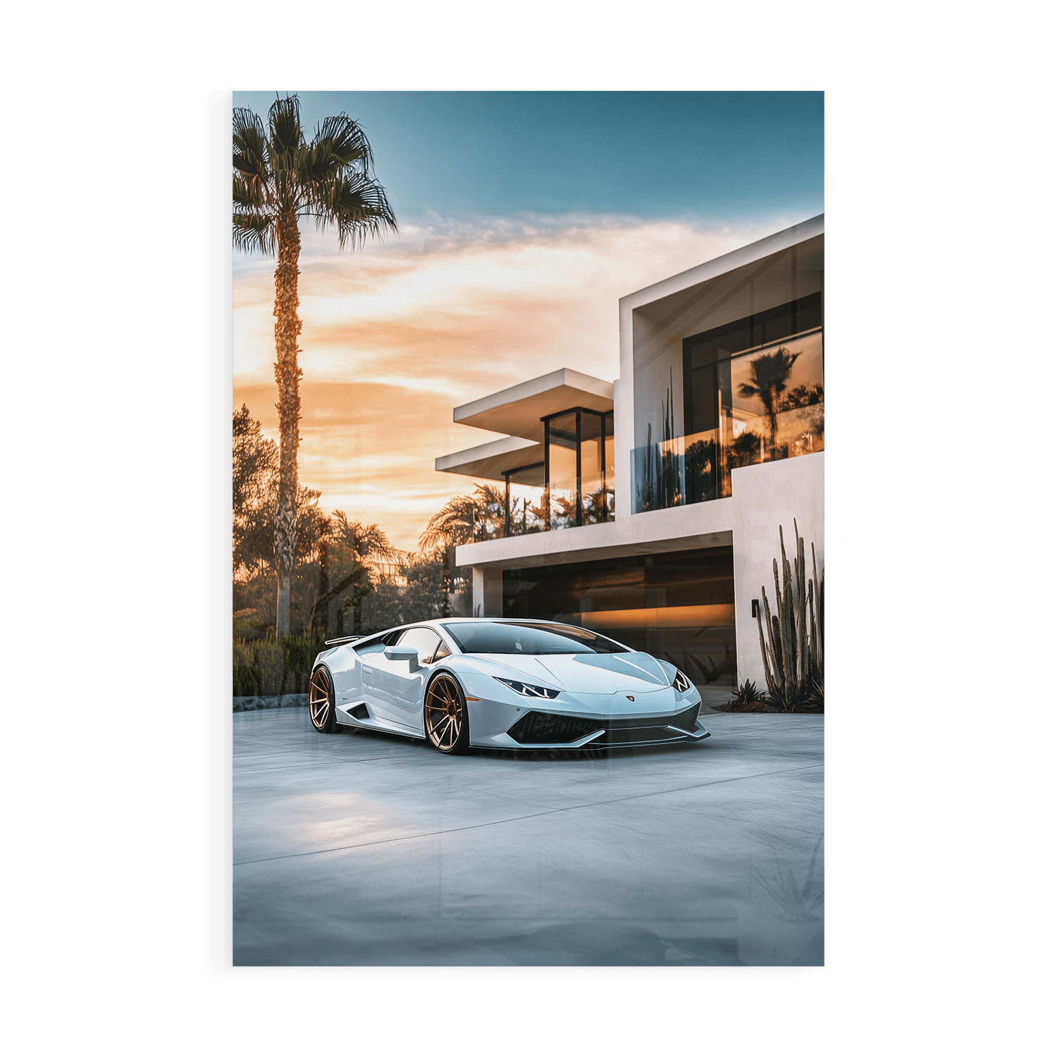 LUXURY IN WHITE*Plexiglas*40x60*Plexiglas*Kunstwerk*Masculina.nl