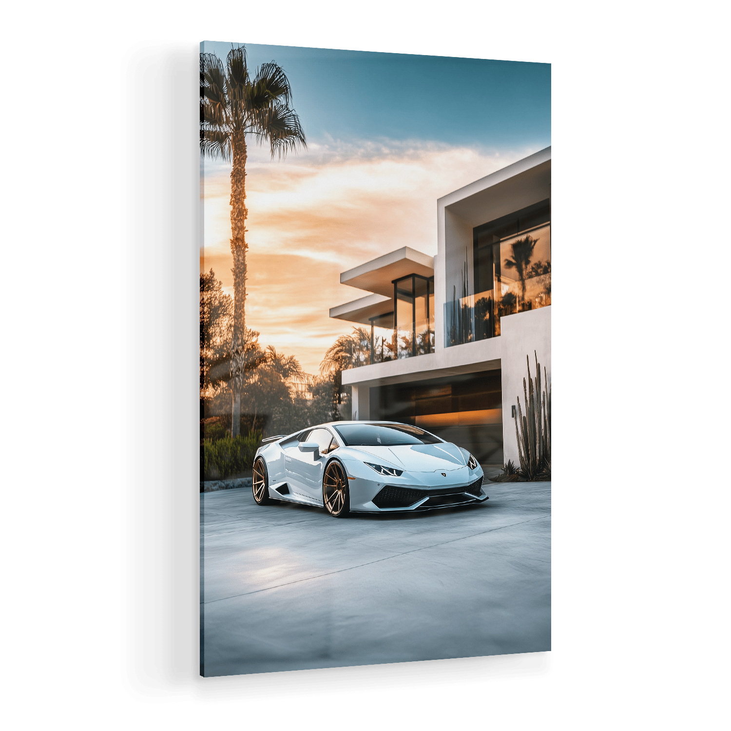 LUXURY IN WHITE*Plexiglas*40x60*Plexiglas*Kunstwerk*Masculina.nl