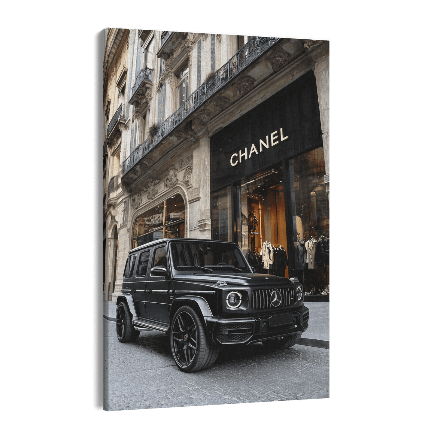 MATTE BLACK MERCEDES G63*Canvas*40x60*Canvas*Kunstwerk*Masculina.nl