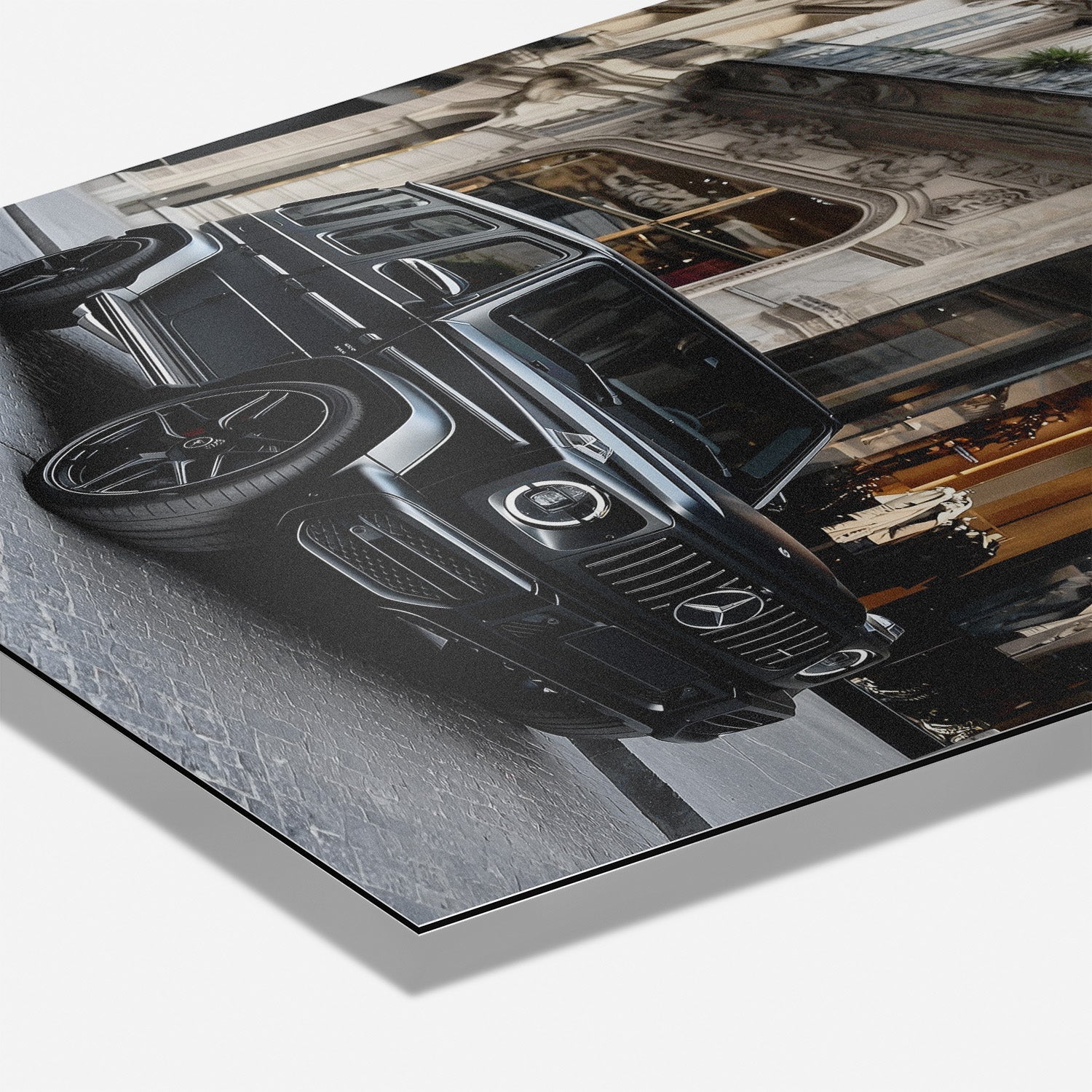 MATTE BLACK MERCEDES G63*Dibond*40x60*Dibond*Kunstwerk*Masculina.nl