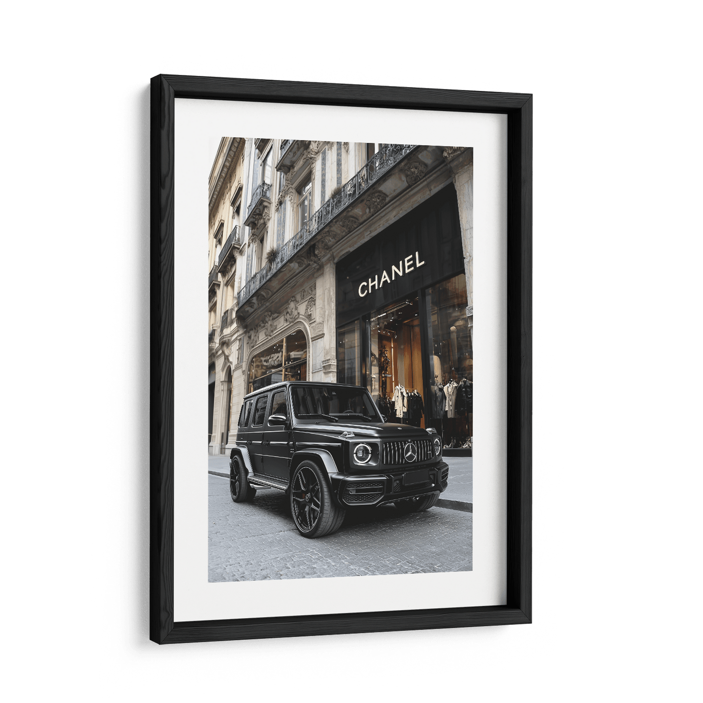 MATTE BLACK MERCEDES G63*Papier*40x60*Papier*Kunstwerk*Masculina.nl