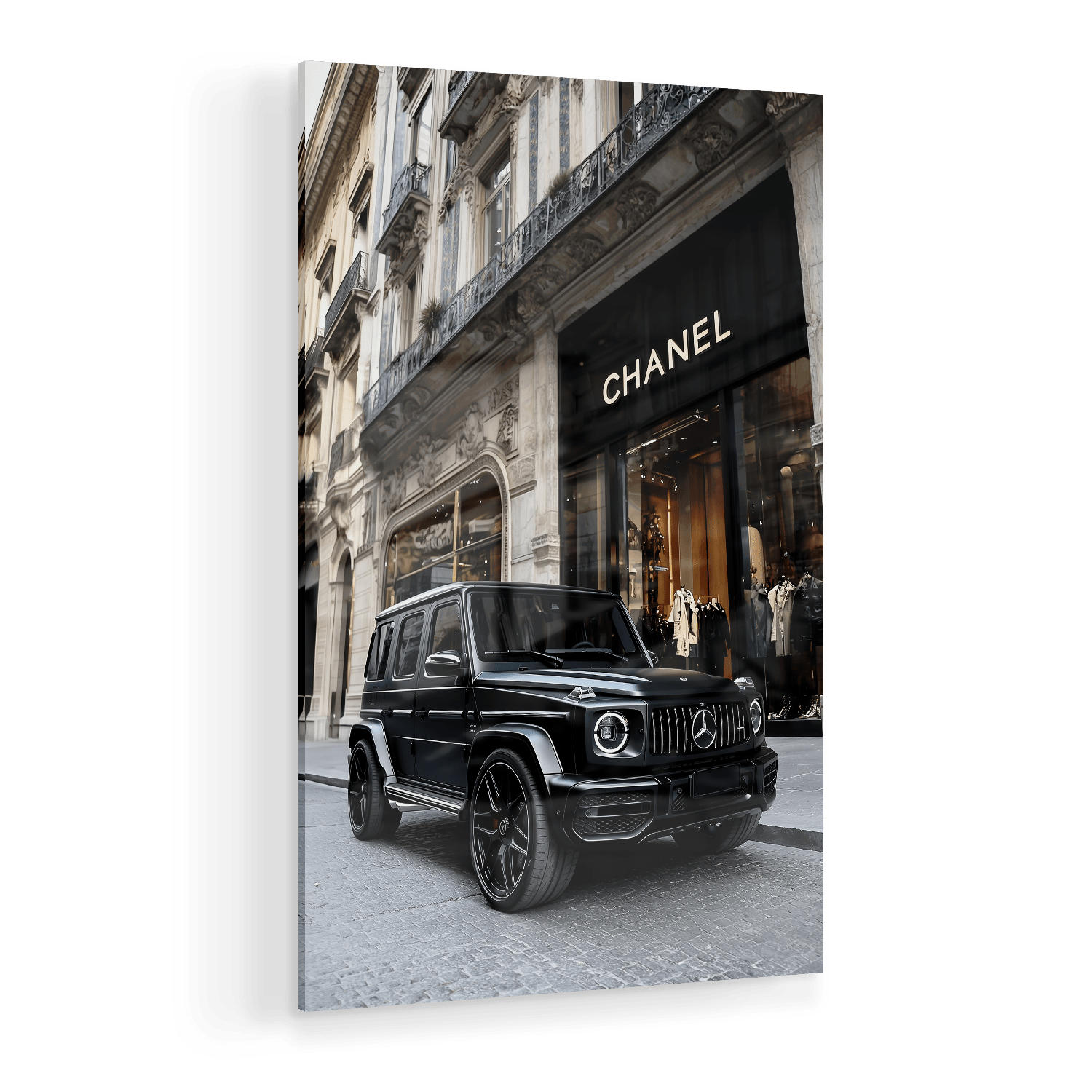 MATTE BLACK MERCEDES G63*Plexiglas*40x60*Plexiglas*Kunstwerk*Masculina.nl