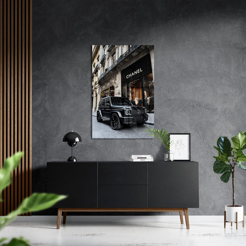 MATTE BLACK MERCEDES G63*Plexiglas*40x60*Plexiglas*Kunstwerk*Masculina.nl