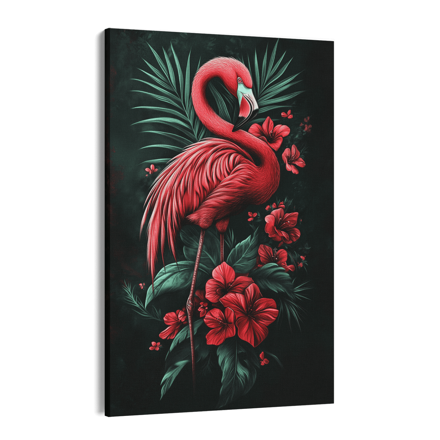 MIDNIGHT FLAMINGO*Canvas*40x60*Canvas*Kunstwerk*Masculina.nl