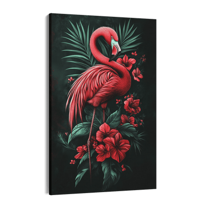 MIDNIGHT FLAMINGO*Canvas*40x60*Canvas*Kunstwerk*Masculina.nl