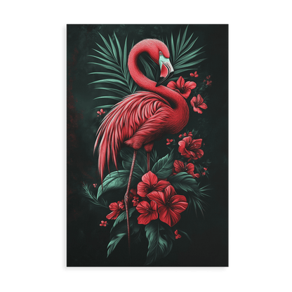 MIDNIGHT FLAMINGO*Canvas*40x60*Canvas*Kunstwerk*Masculina.nl
