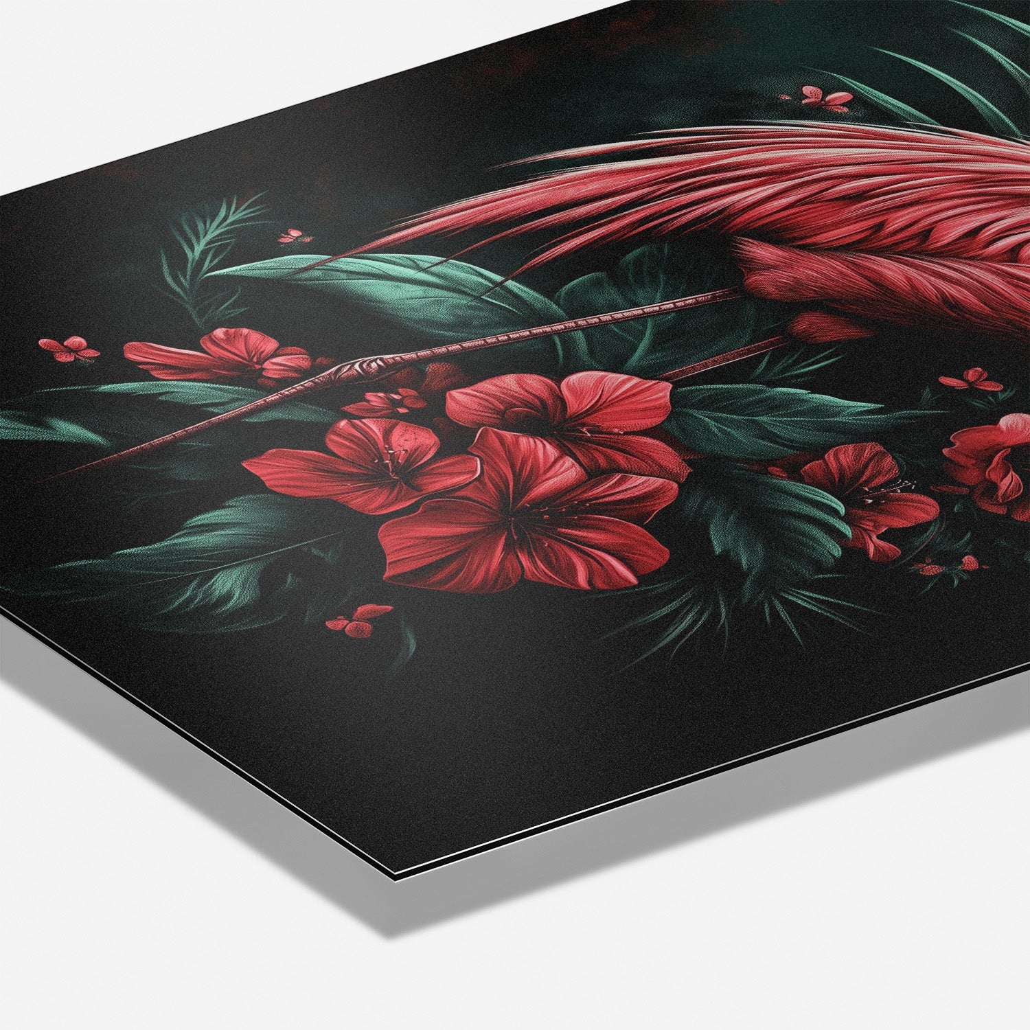 MIDNIGHT FLAMINGO*Dibond*40x60*Dibond*Kunstwerk*Masculina.nl