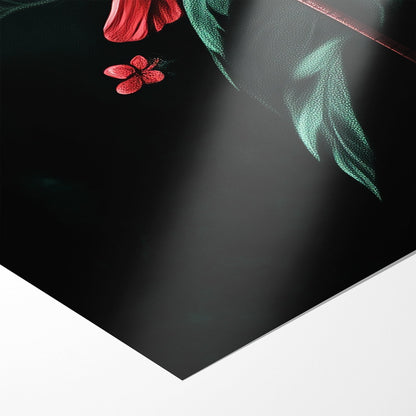 MIDNIGHT FLAMINGO*Papier*40x60*Papier*Kunstwerk*Masculina.nl