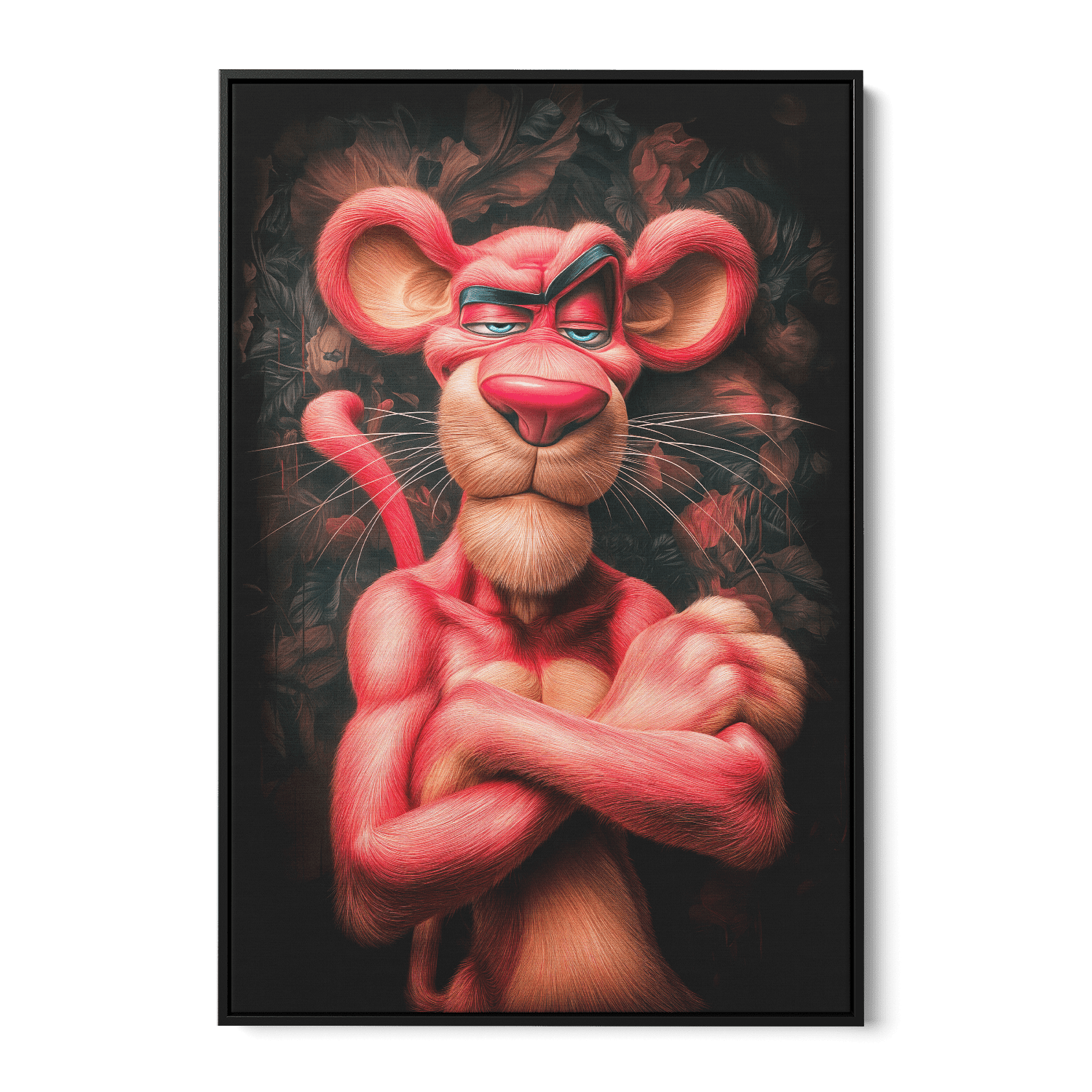 MISTER PANTHER*Canvas*40x60*Baklijst*Kunstwerk*Masculina.nl