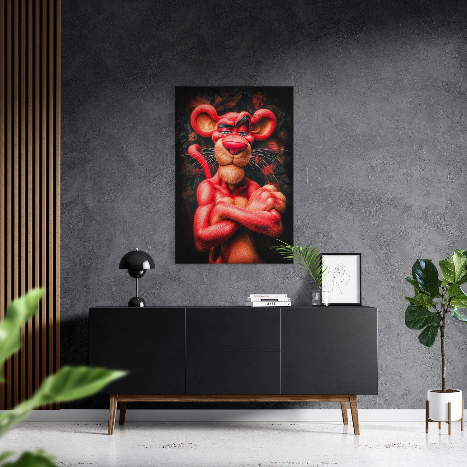 MISTER PANTHER*Canvas*40x60*Canvas*Kunstwerk*Masculina.nl