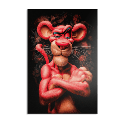 MISTER PANTHER*Dibond*40x60*Dibond*Kunstwerk*Masculina.nl