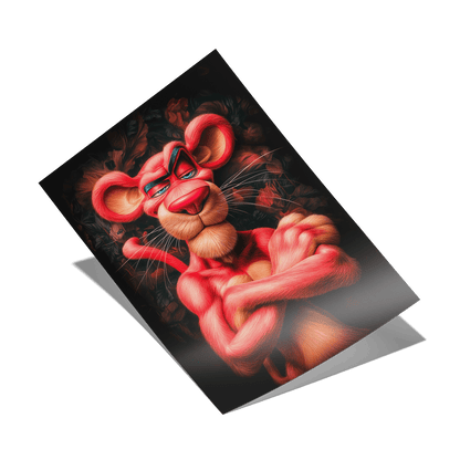 MISTER PANTHER*Papier*40x60*Papier*Kunstwerk*Masculina.nl