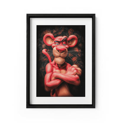 MISTER PANTHER*Papier*40x60*Papier*Kunstwerk*Masculina.nl