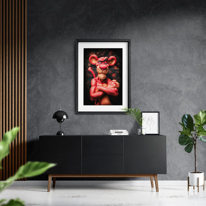 MISTER PANTHER*Papier*40x60*Papier*Kunstwerk*Masculina.nl