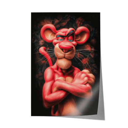 MISTER PANTHER*Papier*40x60*Papier*Kunstwerk*Masculina.nl