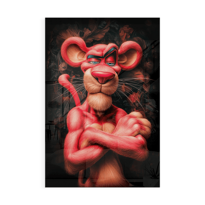 MISTER PANTHER*Plexiglas*40x60*Plexiglas*Kunstwerk*Masculina.nl