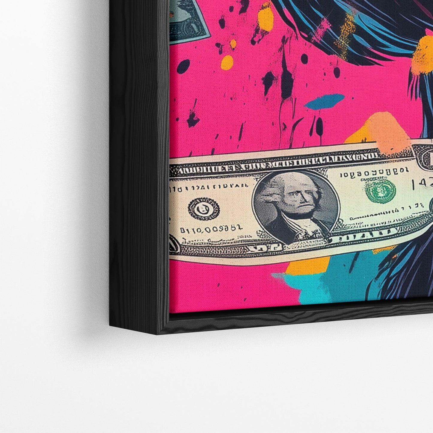 MONEY MONKEY*Canvas*40x60*Baklijst*Kunstwerk*Masculina.nl