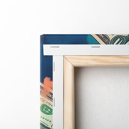 MONEY MONKEY*Canvas*40x60 cm*Canvas*Kunstwerk*Masculina.nl