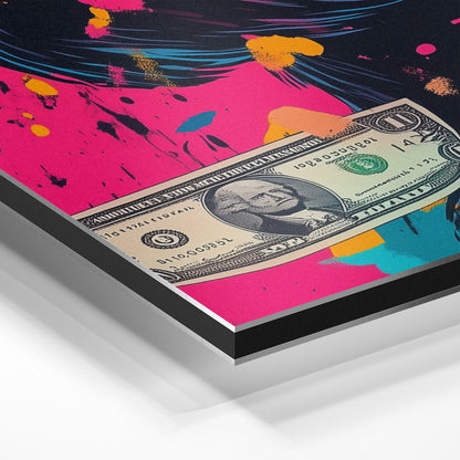 MONEY MONKEY*Dibond*40x60 cm*Dibond*Kunstwerk*Masculina.nl