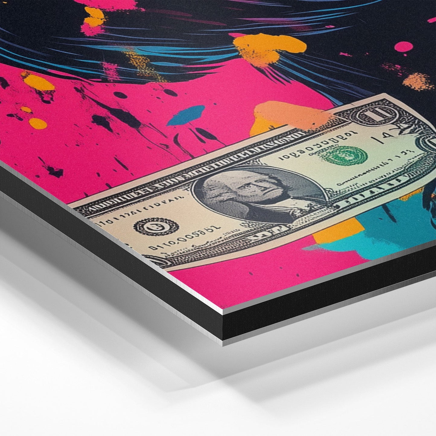 MONEY MONKEY*Dibond*40x60*Dibond*Kunstwerk*Masculina.nl