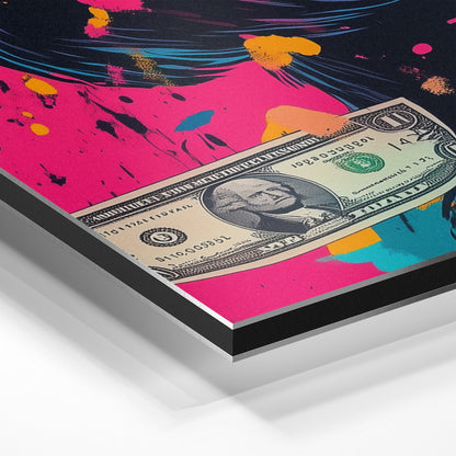 MONEY MONKEY*Dibond*40x60*Dibond*Kunstwerk*Masculina.nl