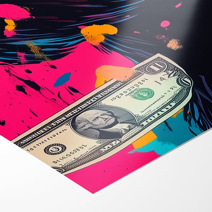 MONEY MONKEY*Papier*40x60 cm*Papier*Kunstwerk*Masculina.nl