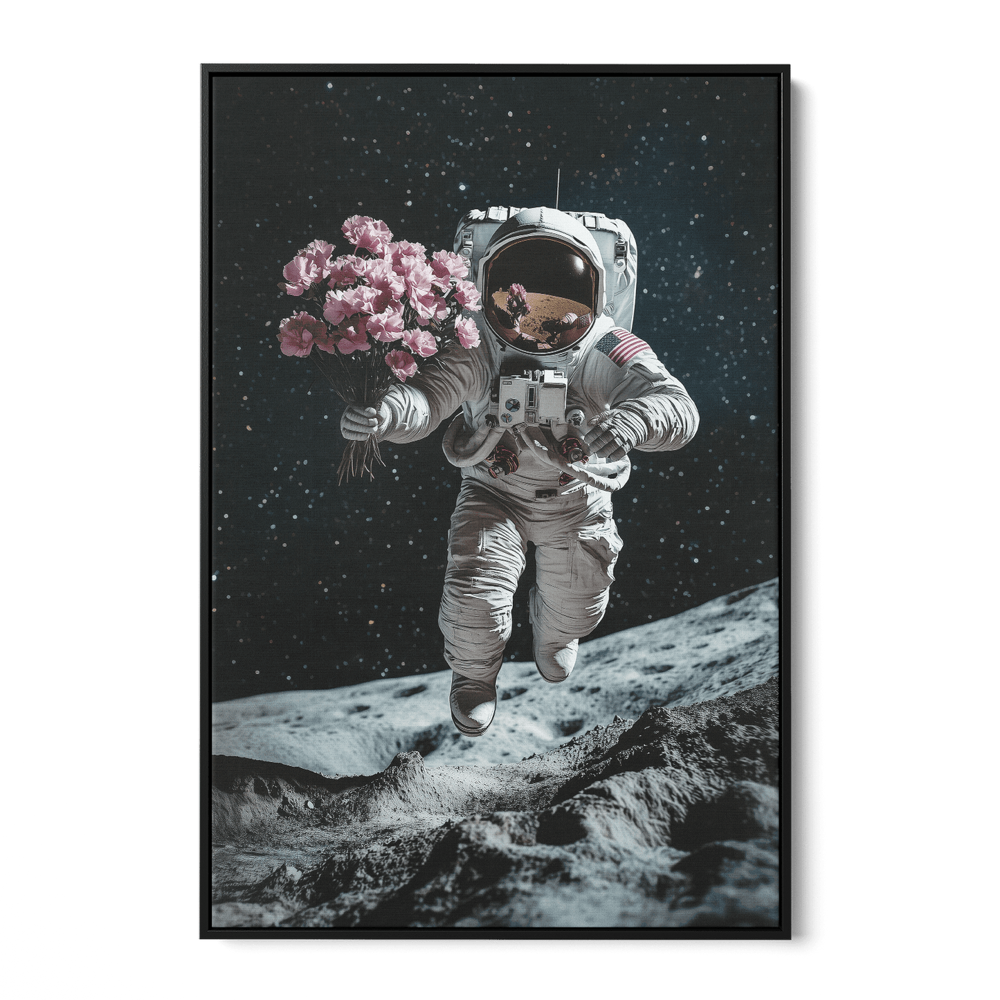 MOONLIGHT BOUQUET*Canvas*40x60*Baklijst*Kunstwerk*Masculina.nl