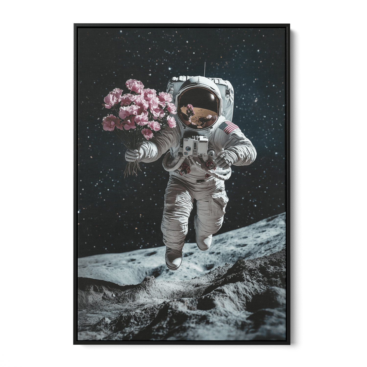 MOONLIGHT BOUQUET*Canvas*40x60*Baklijst*Kunstwerk*Masculina.nl