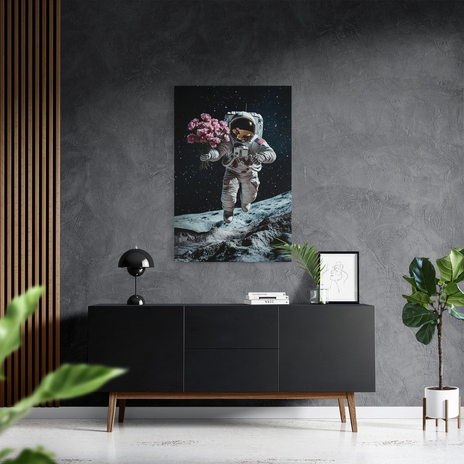MOONLIGHT BOUQUET*Canvas*40x60*Canvas*Kunstwerk*Masculina.nl