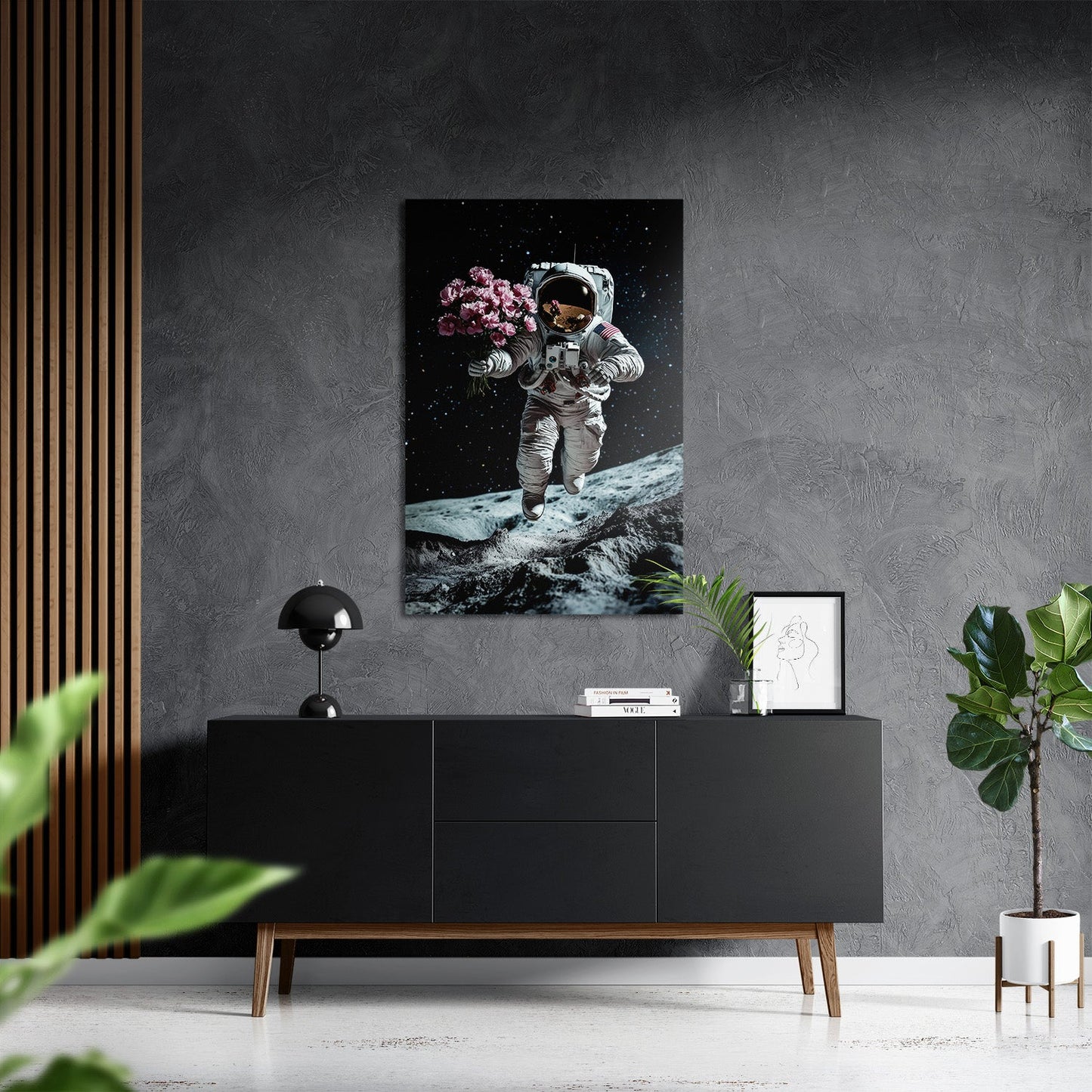 MOONLIGHT BOUQUET*Dibond*40x60*Dibond*Kunstwerk*Masculina.nl