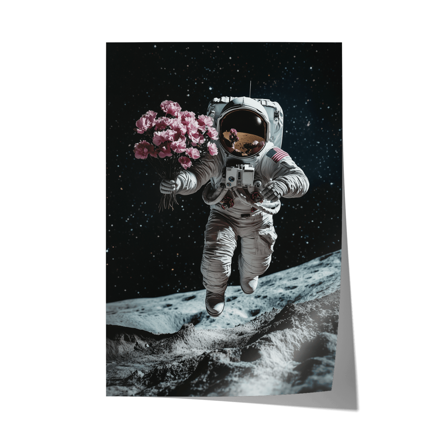 MOONLIGHT BOUQUET*Papier*40x60*Papier*Kunstwerk*Masculina.nl