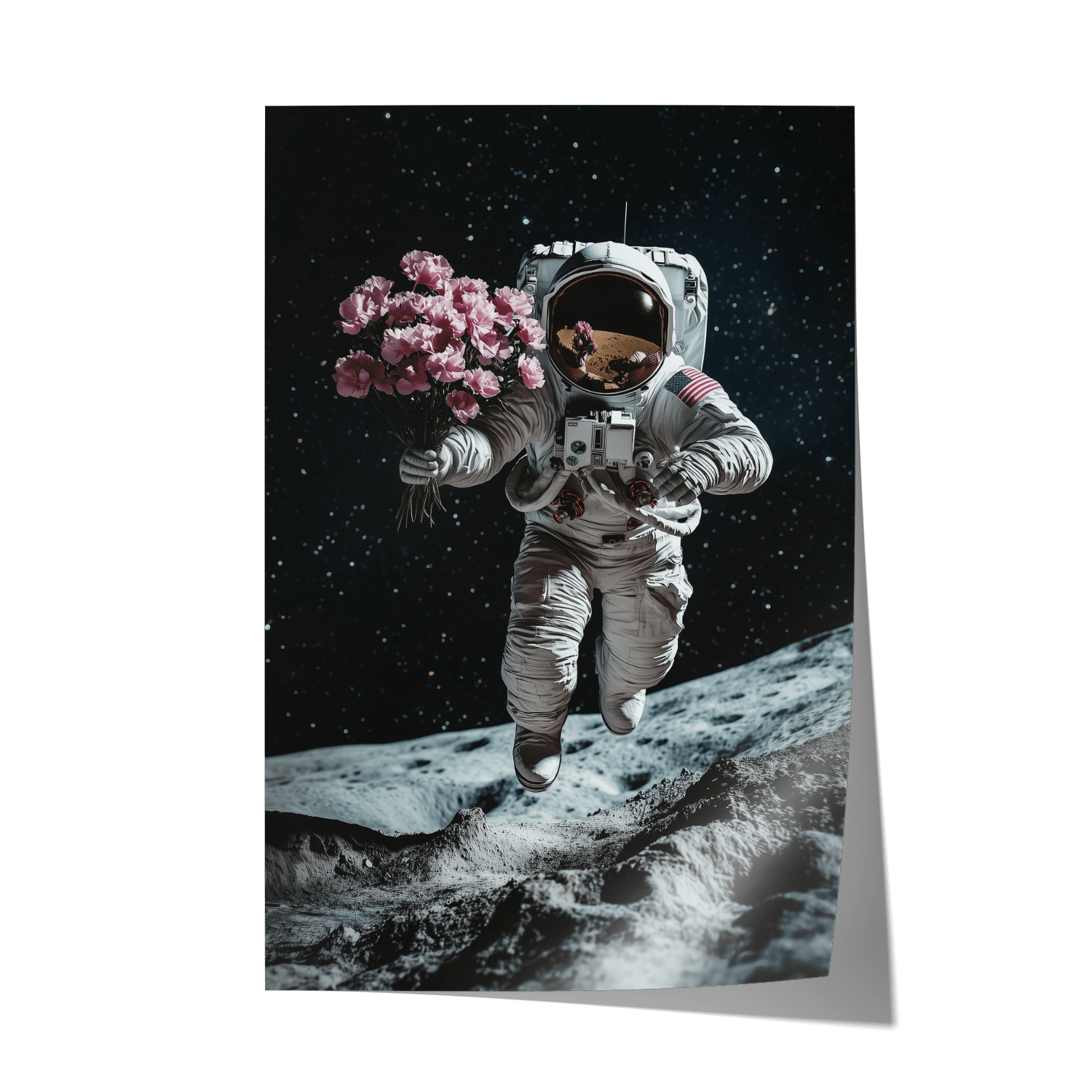 MOONLIGHT BOUQUET*Papier*40x60*Papier*Kunstwerk*Masculina.nl