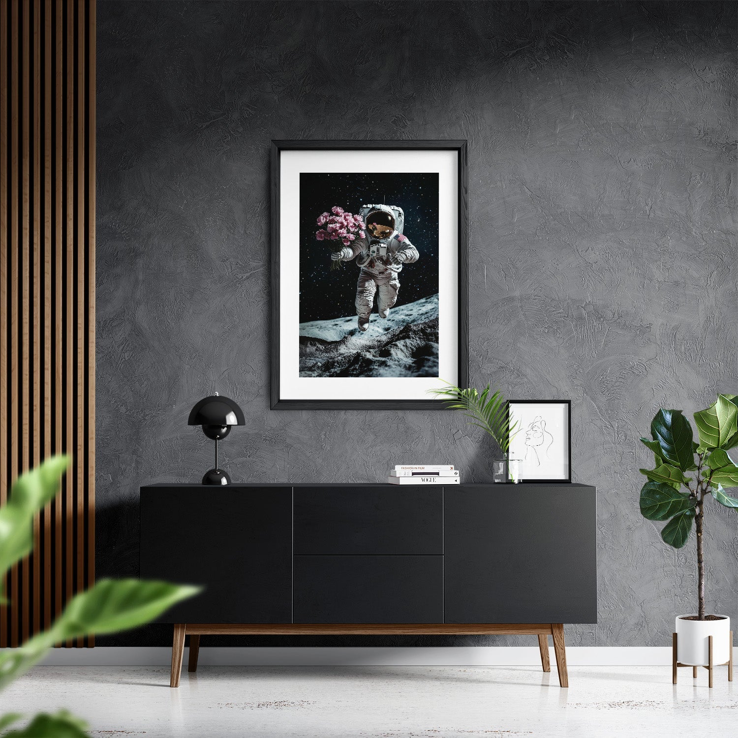 MOONLIGHT BOUQUET*Papier*40x60*Papier*Kunstwerk*Masculina.nl