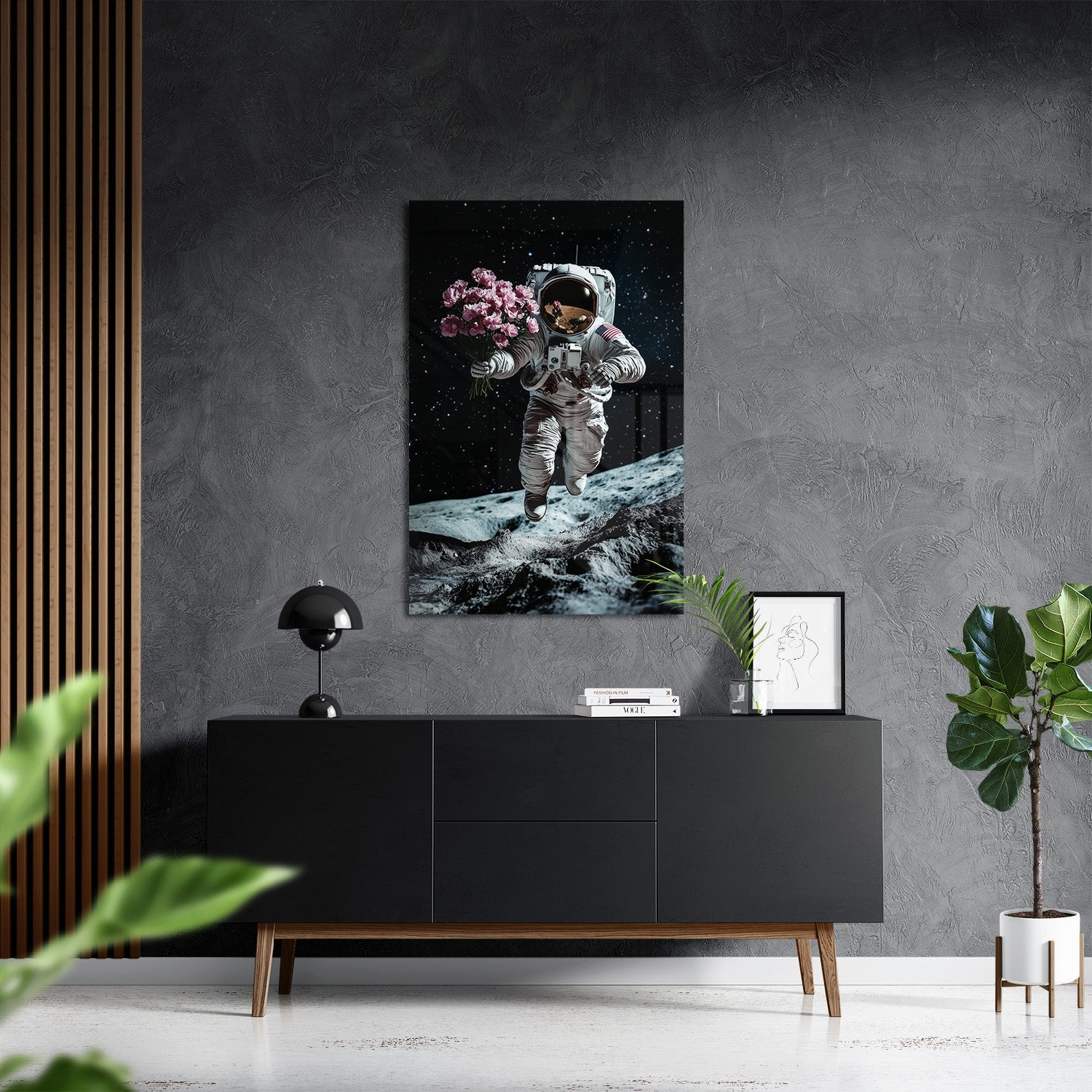 MOONLIGHT BOUQUET*Plexiglas*40x60*Plexiglas*Kunstwerk*Masculina.nl