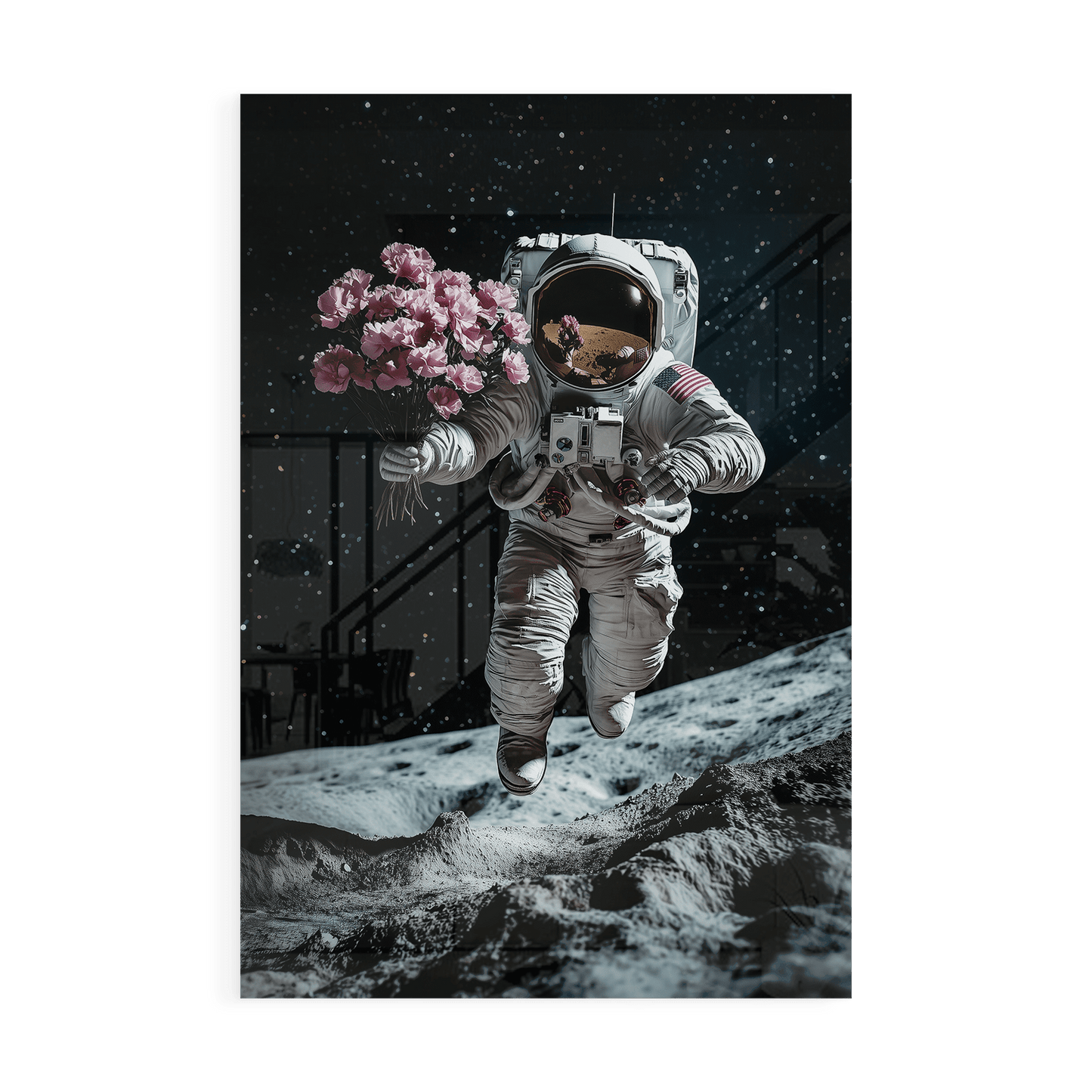 MOONLIGHT BOUQUET*Plexiglas*40x60*Plexiglas*Kunstwerk*Masculina.nl